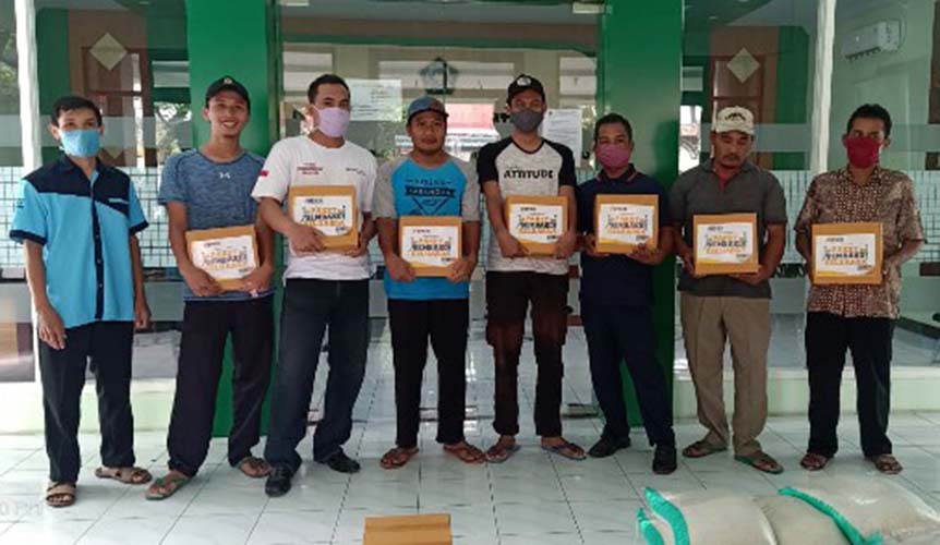 Bersama BPKH, LAZUQ Salurkan Sembako Di Jawa Timur