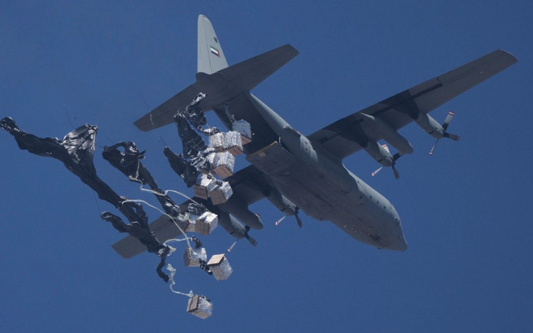 LAZ Ummul Quro melalui Forum Zakat Salurkan Bantuan untuk Palestina dengan Skema Airdrop